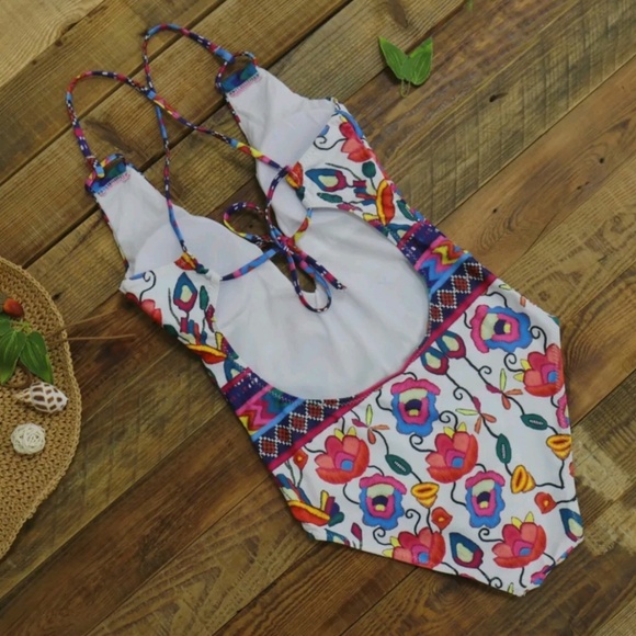 Summer SALE!!! Mixed print onepiece monokini - Picture 5 of 8